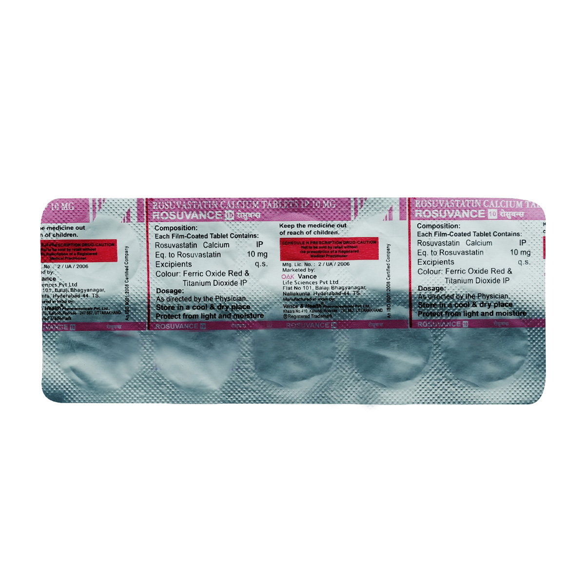 Rosuvance 10 Tablet 10's, Pack of 10 TABLETS Rosuvance 10 Tablet 10's, Pack of 10 TABLETS