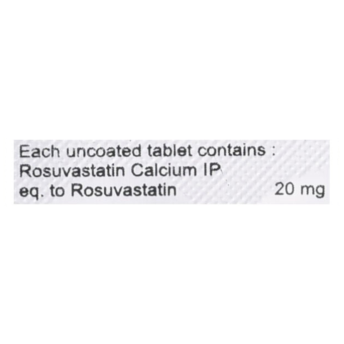Rosucus 20 mg Tablet 15's, Pack of 15 TABLETS Rosucus 20 mg Tablet 15's, Pack of 15 TABLETS