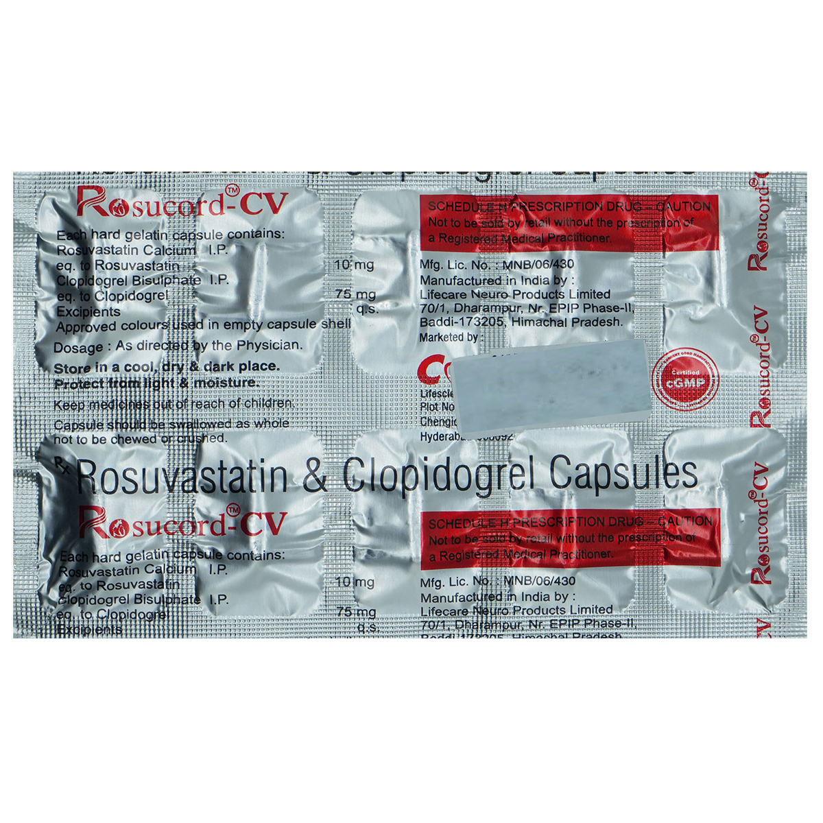 Rosucord CV Capsule 10's, Pack of 10 CapsuleS Rosucord CV Capsule 10's, Pack of 10 CapsuleS