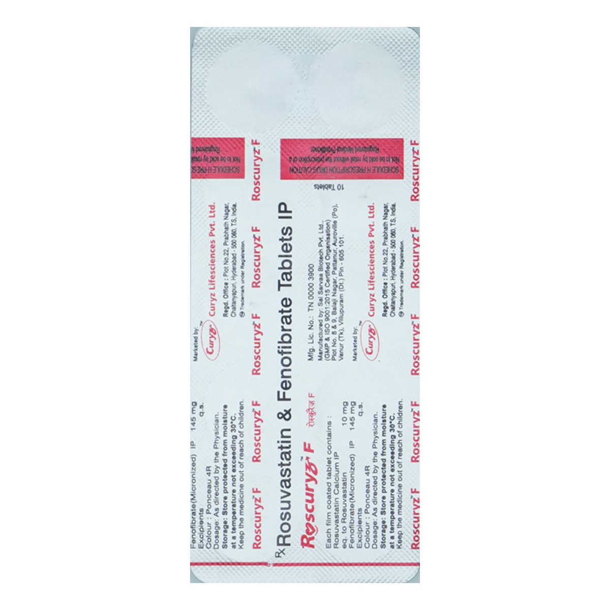 Roscuryz-F Tablet 10's, Pack of 10 Roscuryz-F Tablet 10's, Pack of 10
