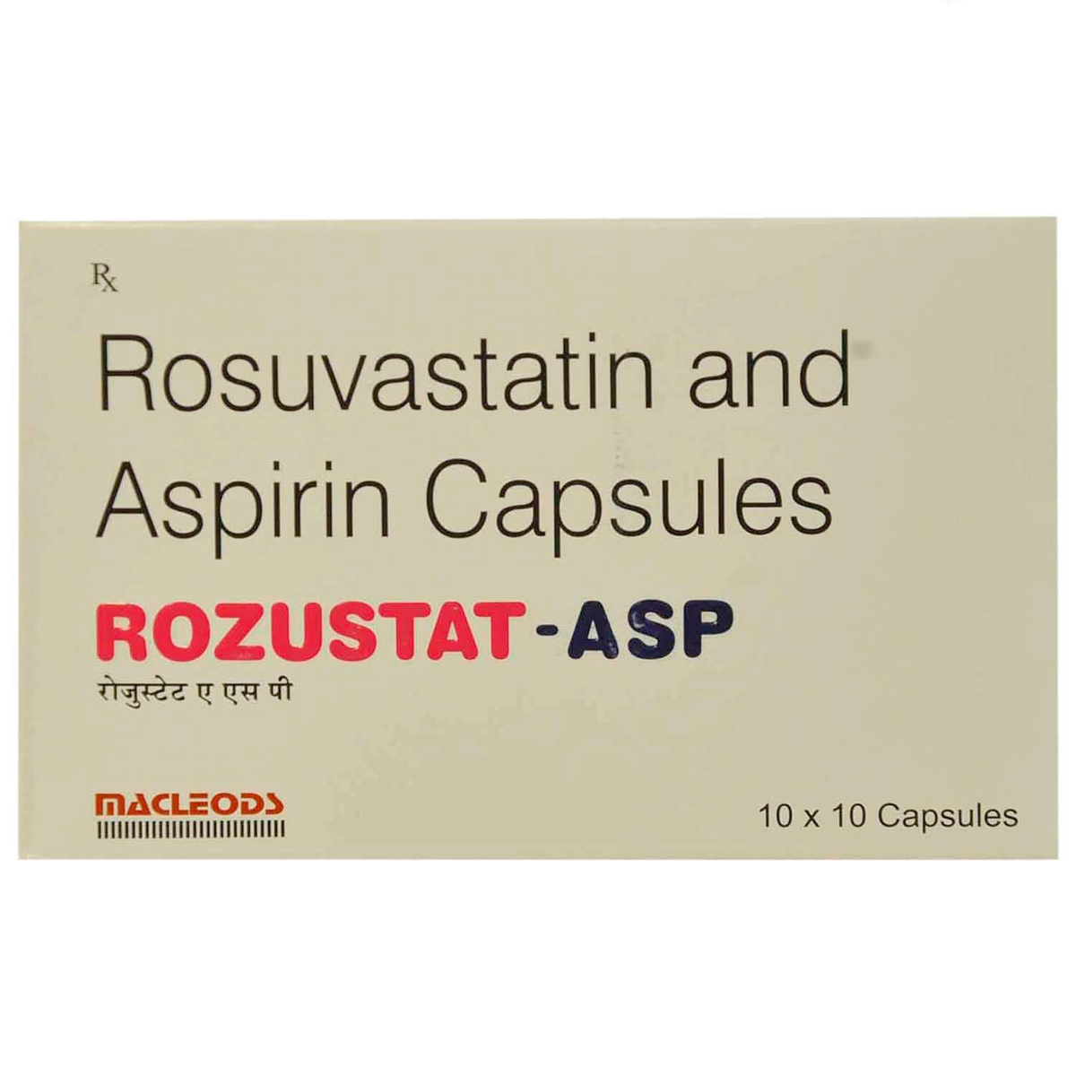 Rozustat ASP Capsule 10's, Pack of 10 Rozustat ASP Capsule 10's, Pack of 10