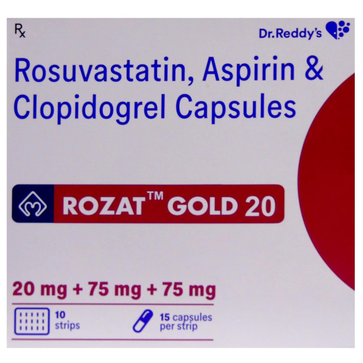 Rozat Gold 20 Capsule 15's, Pack of 15 Rozat Gold 20 Capsule 15's, Pack of 15