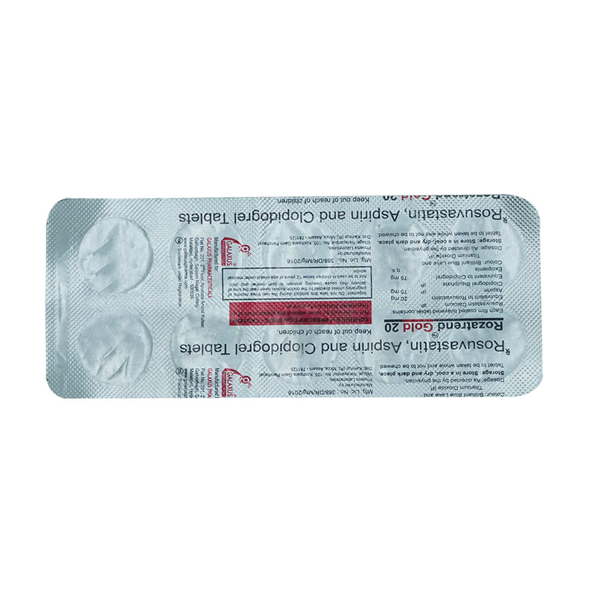 Rozatrend Gold 20 Tablet 10's, Pack of 10 TABLETS Rozatrend Gold 20 Tablet 10's, Pack of 10 TABLETS