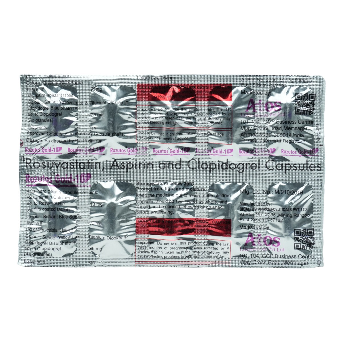 Rozutos Gold-10 Capsule 10's, Pack of 10 CAPSULES Rozutos Gold-10 Capsule 10's, Pack of 10 CAPSULES