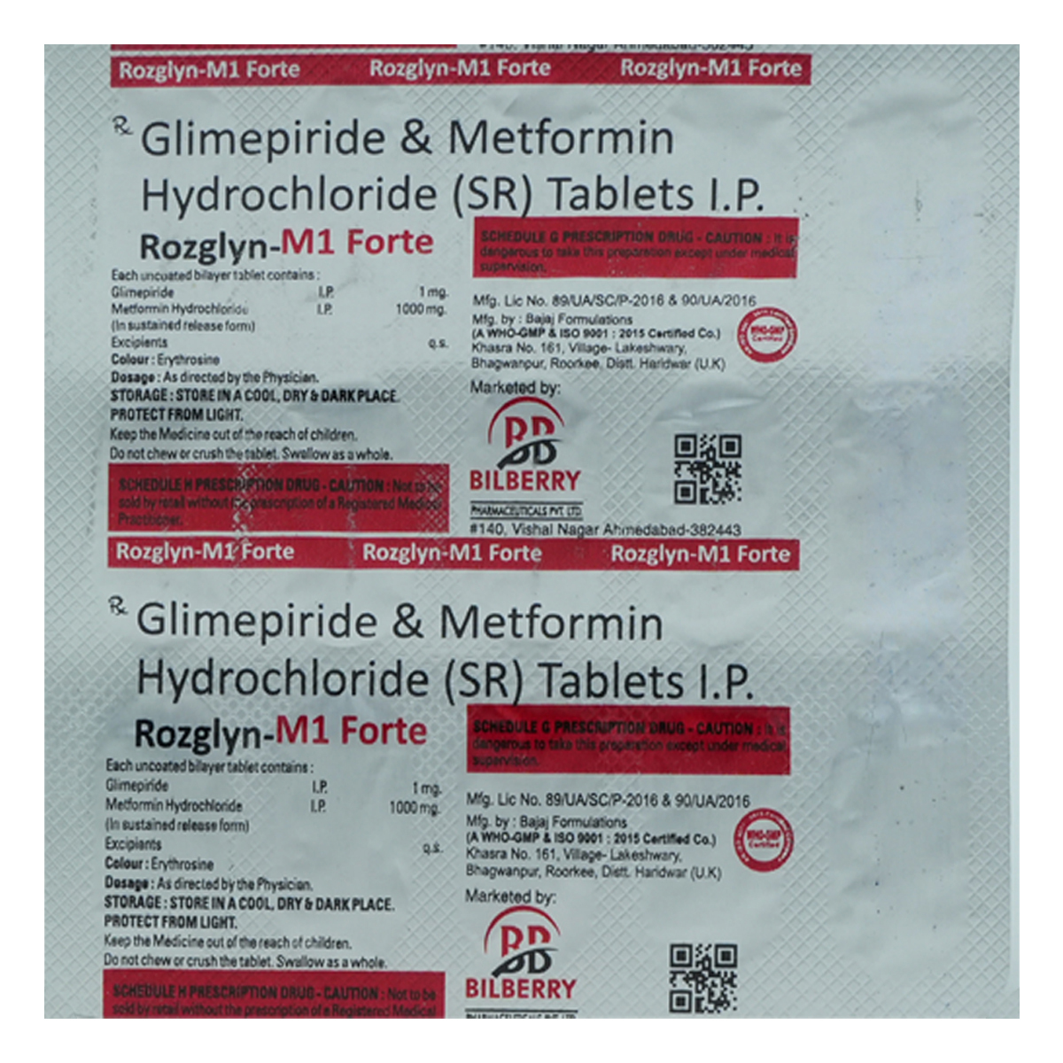 Rozglyn-M1 Forte Tablet 15's Rozglyn-M1 Forte Tablet 15's