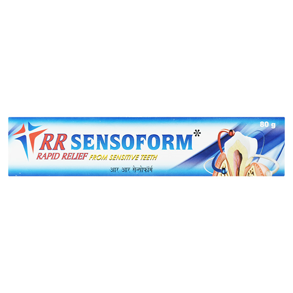 RR Sensoform Rapid Relief Sensitive Teeth Toothpaste, 80 gm, Pack of 1 RR Sensoform Rapid Relief Sensitive Teeth Toothpaste, 80 gm, Pack of 1