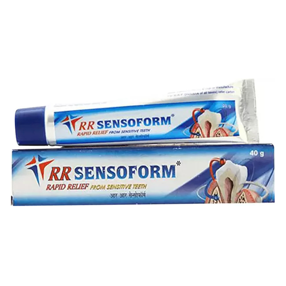 Rr Sensoform Rapid Relief Sensitive Toothpaste, 40 gm, Pack of 1 Rr Sensoform Rapid Relief Sensitive Toothpaste, 40 gm, Pack of 1