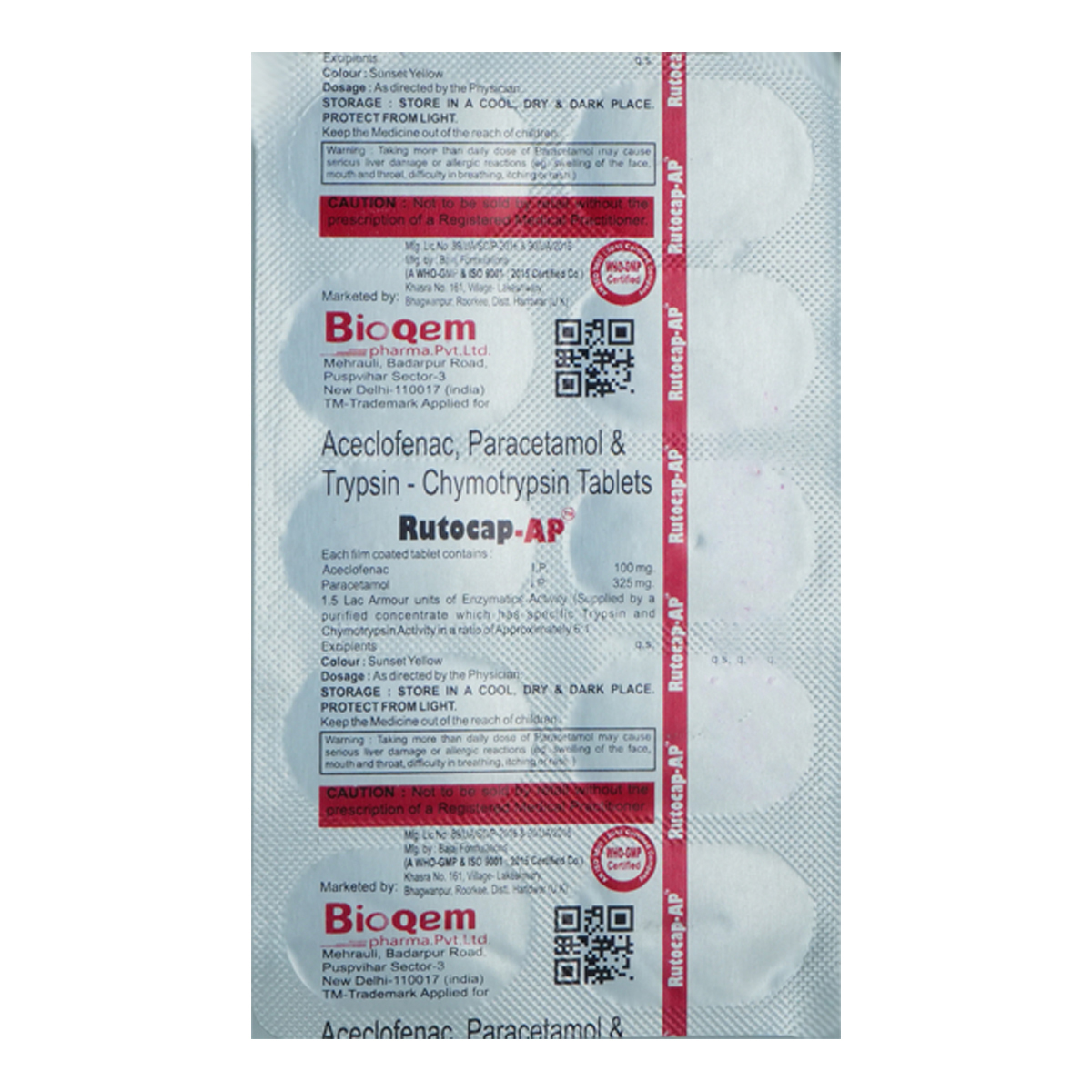 Rutocap-AP Tablet 10's, Pack of 10 TabletS Rutocap-AP Tablet 10's, Pack of 10 TabletS