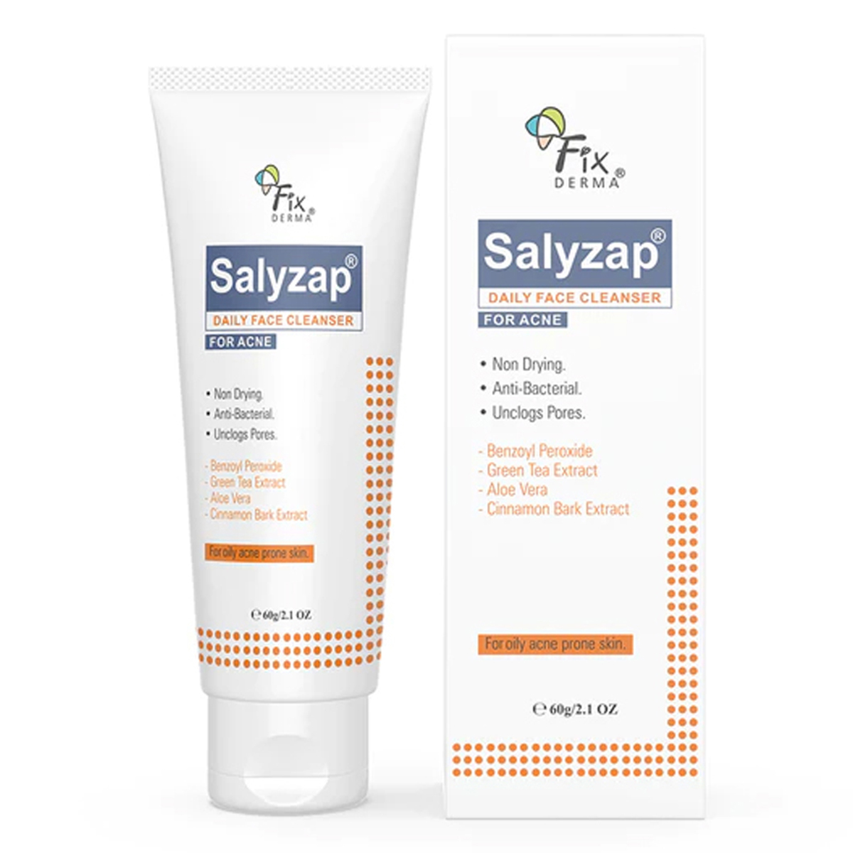 Salyzap Daily Face Cleanser, 60 gm, Pack of 1 Salyzap Daily Face Cleanser, 60 gm, Pack of 1