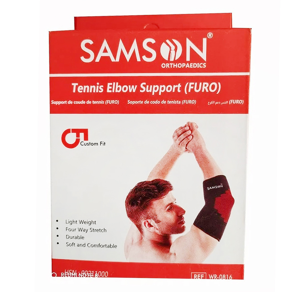 Samson Tennis Elbow Support Small WR-0816, 1 Pair, Pack of 1 Samson Tennis Elbow Support Small WR-0816, 1 Pair, Pack of 1
