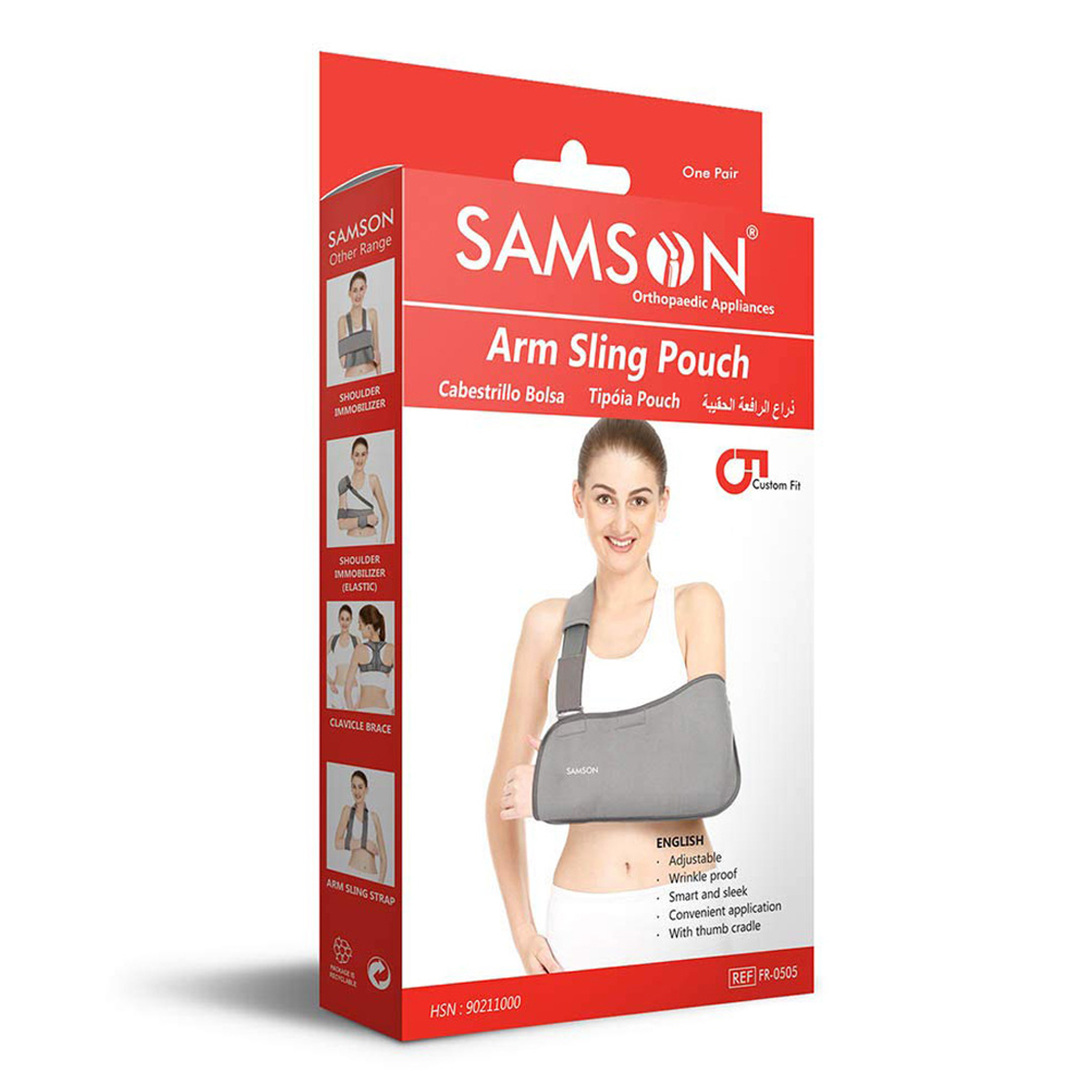 Samson Arm Sling Pouch Large FR-0505, 1 Count, Pack of 1 Samson Arm Sling Pouch Large FR-0505, 1 Count, Pack of 1