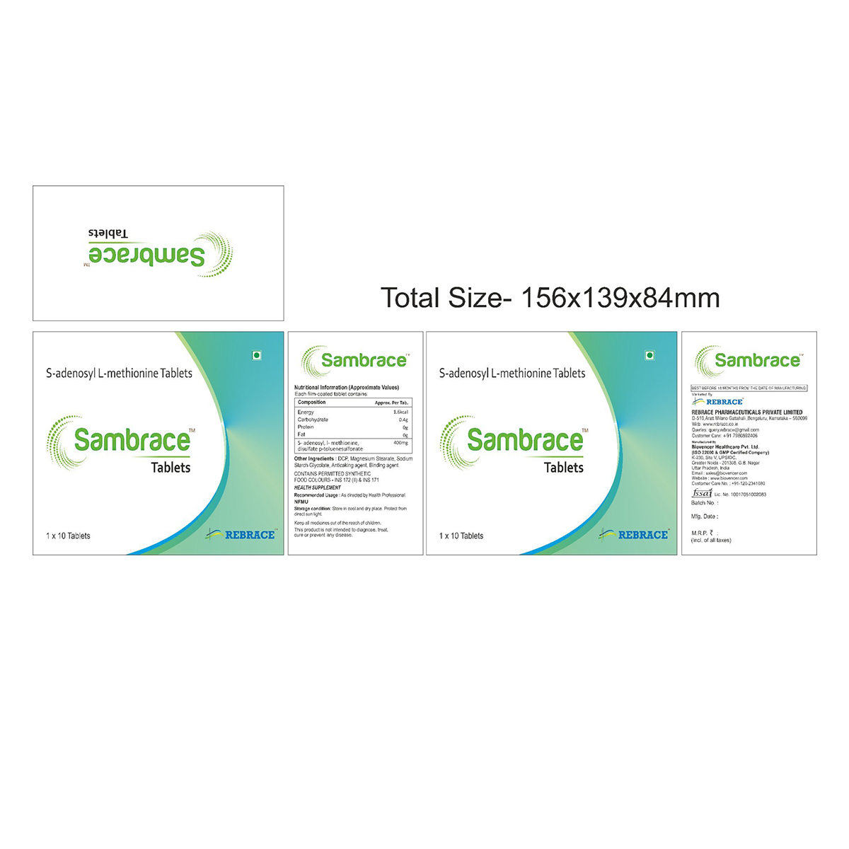 Sambrace 400 Tablet 10's, Pack of 10 TabletS Sambrace 400 Tablet 10's, Pack of 10 TabletS