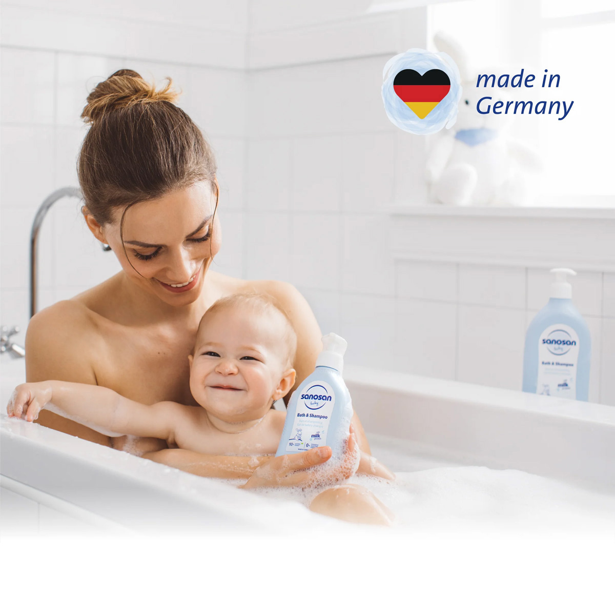 Sanosan Baby Bath & Shampoo, 200 ml, Pack of 1 Sanosan Baby Bath & Shampoo, 200 ml, Pack of 1