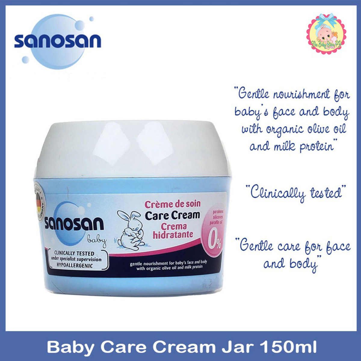 Sanosan Baby Care Cream, 150 ml, Pack of 1 Sanosan Baby Care Cream, 150 ml, Pack of 1