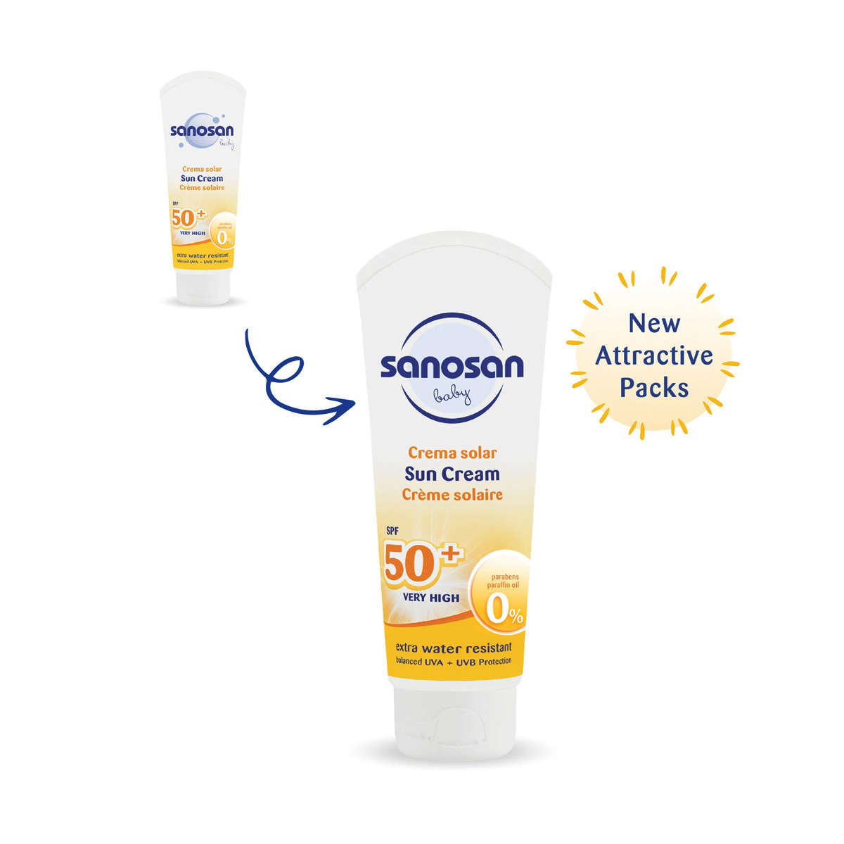 Sanosan SPF 50+ Baby Sun Cream, 75 ml Sanosan SPF 50+ Baby Sun Cream, 75 ml