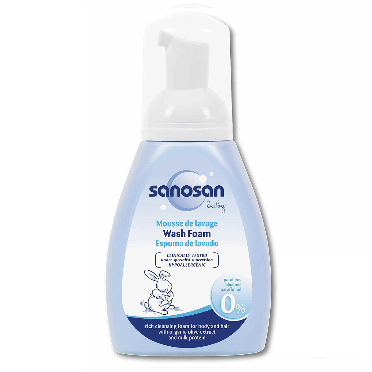Sanosan Baby Wash Foam, 250 ml, Pack of 1 Sanosan Baby Wash Foam, 250 ml, Pack of 1