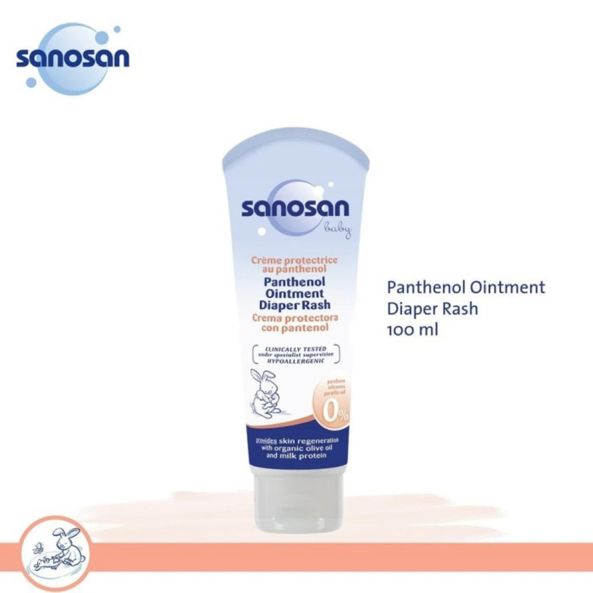 Sanosan Baby Panthenol Diaper Rash Ointment, 100 ml, Pack of 1 Sanosan Baby Panthenol Diaper Rash Ointment, 100 ml, Pack of 1