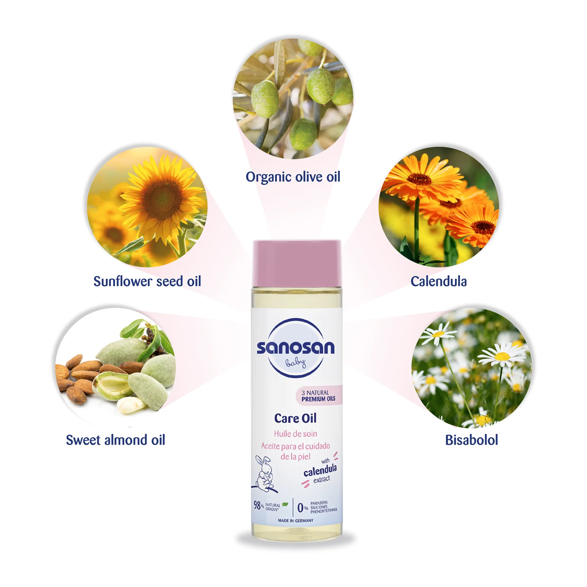 Sanosan Baby Care Oil, 200 ml, Pack of 1 Sanosan Baby Care Oil, 200 ml, Pack of 1