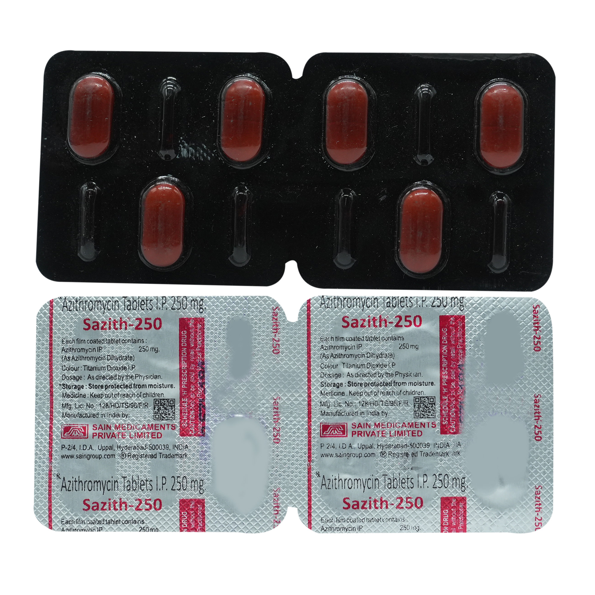 Sazith-250 Tablet 3's, Pack of 3 TABLETS Sazith-250 Tablet 3's, Pack of 3 TABLETS