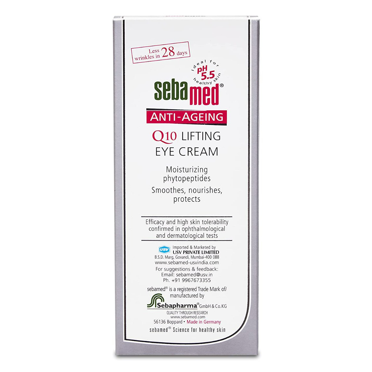 Sebamed Anti-Ageing Q10 Eye Lifting Cream, 15 ml, Pack of 1 Sebamed Anti-Ageing Q10 Eye Lifting Cream, 15 ml, Pack of 1