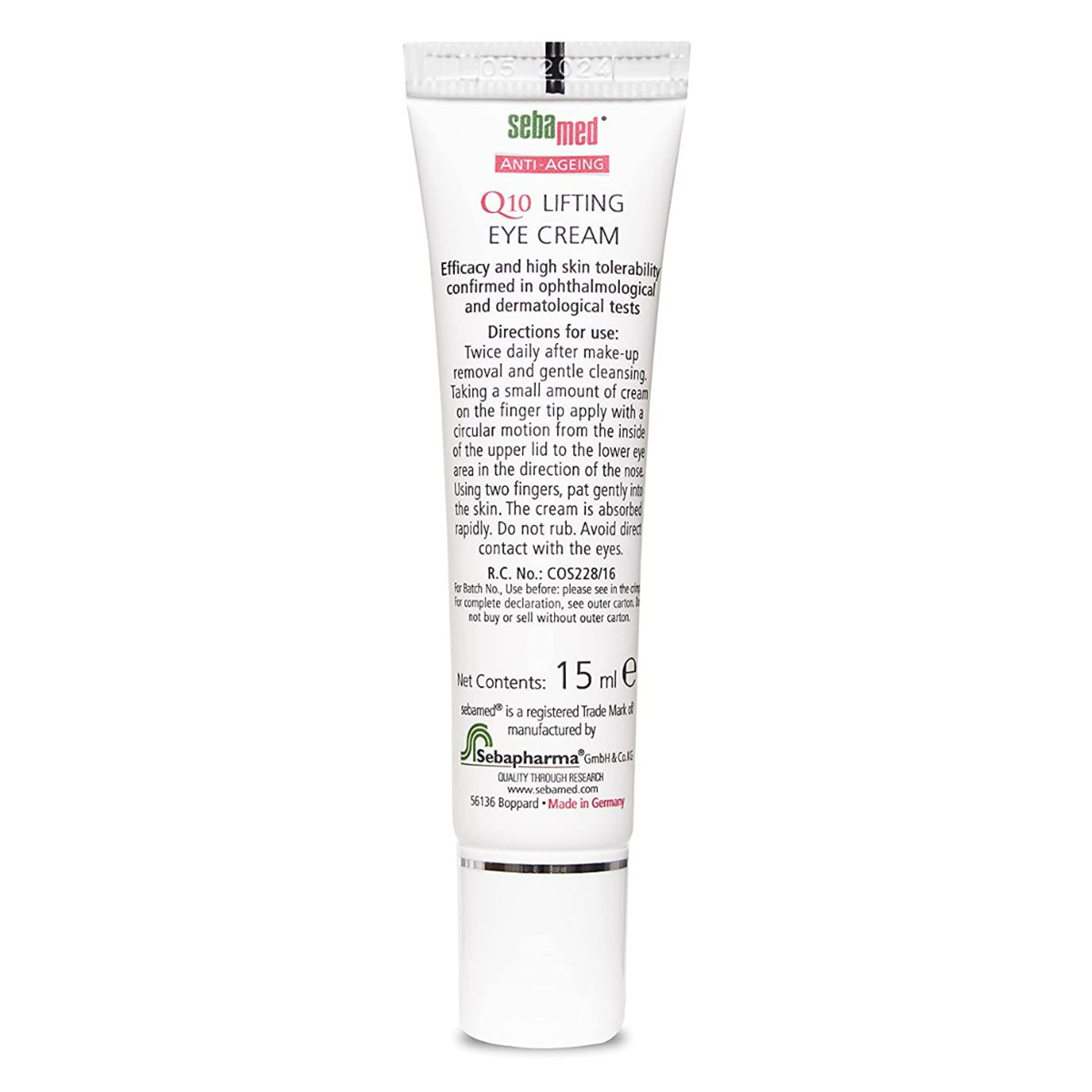 Sebamed Anti-Ageing Q10 Eye Lifting Cream, 15 ml, Pack of 1 Sebamed Anti-Ageing Q10 Eye Lifting Cream, 15 ml, Pack of 1