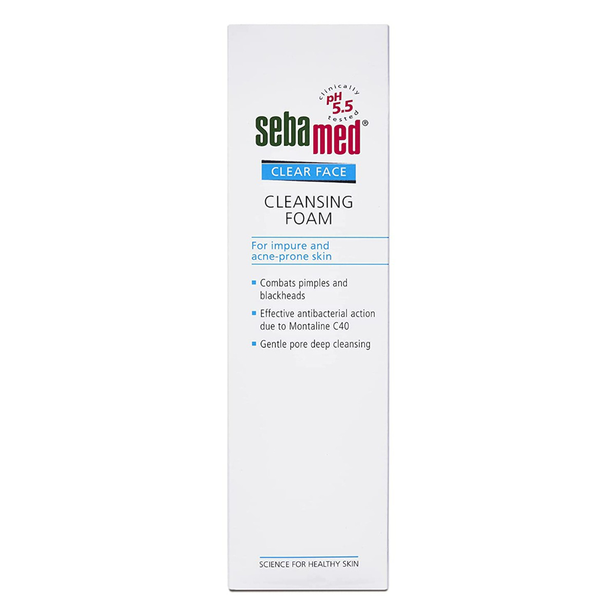 Sebamed Clear Face Cleansing Foam 150 ml | Combats Pimple & Blackheads | Gentle Deep Pore Cleansing | For Impure & Acne prone Skin, Pack of 1 Sebamed Clear Face Cleansing Foam 150 ml | Combats Pimple & Blackheads | Gentle Deep Pore Cleansing | For Impure & Acne prone Skin, Pack of 1