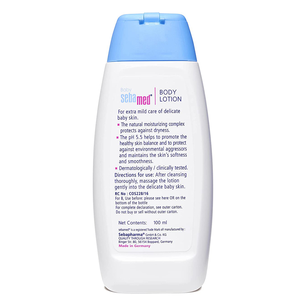 Sebamed Baby Body Lotion, 100 ml, Pack of 1 Sebamed Baby Body Lotion, 100 ml, Pack of 1