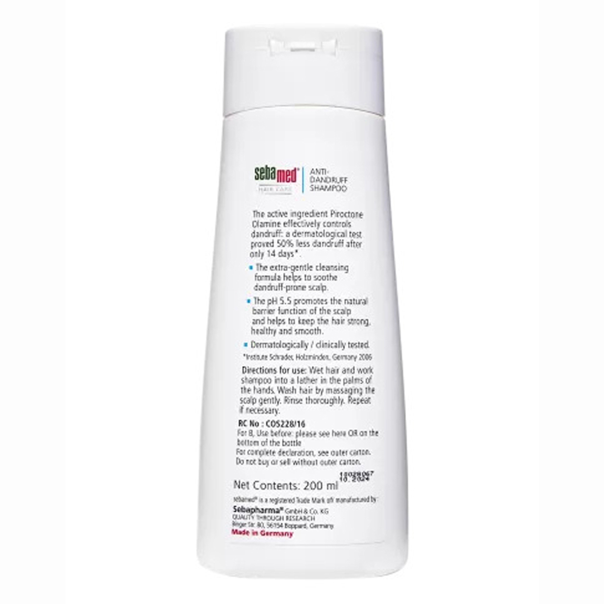 Sebamed Anti-Dandruff Shampoo, 200 ml, Pack of 1