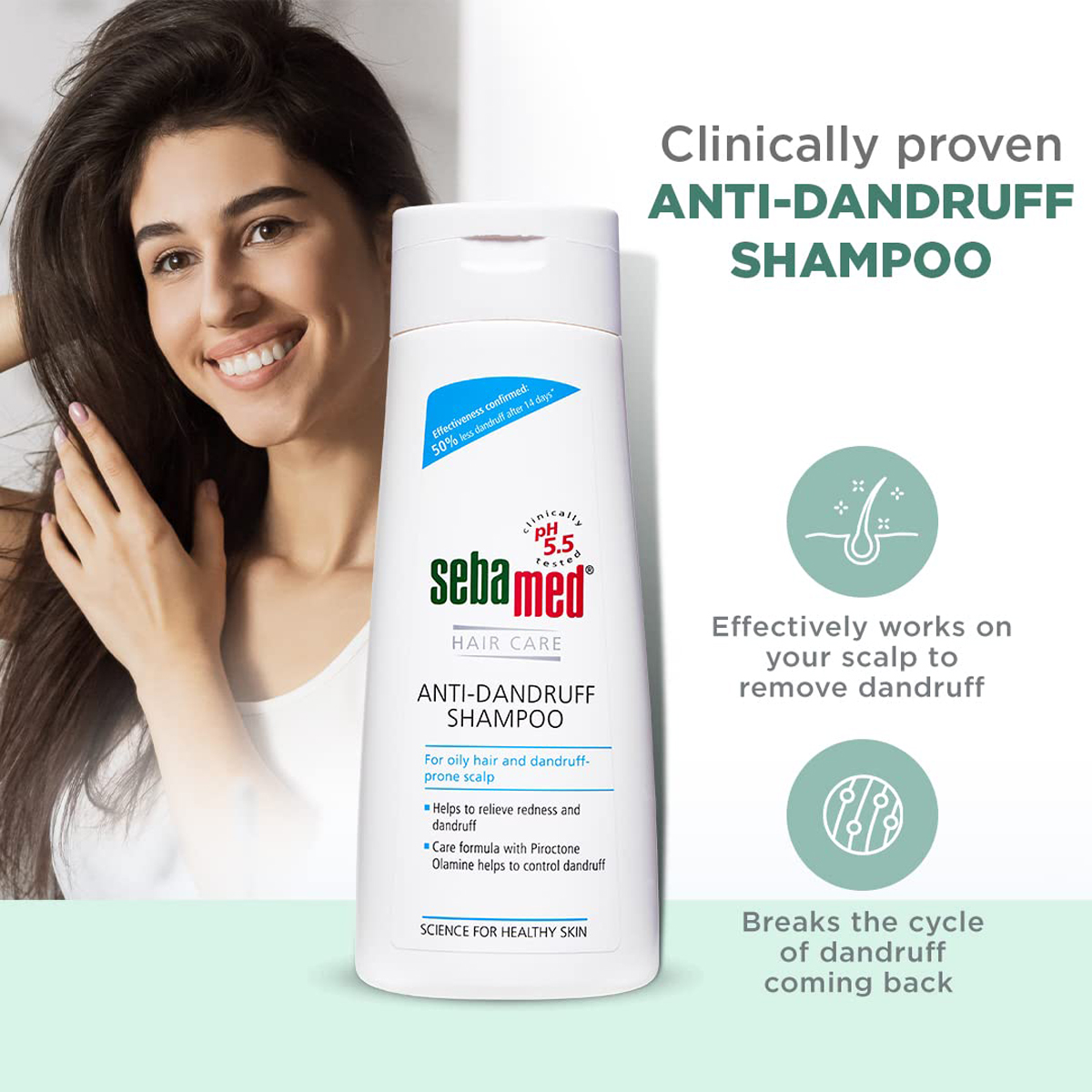 Sebamed Anti-Dandruff Shampoo, 200 ml, Pack of 1