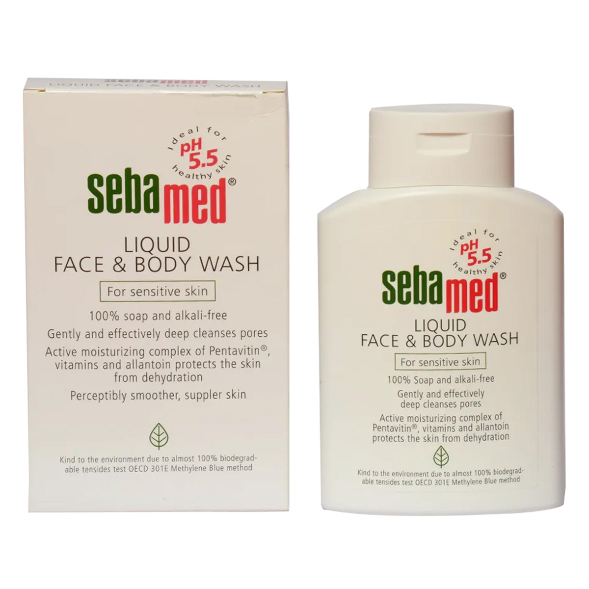 Sebamed pH 5.5 Liquid Face & Body Wash, 250 ml, Pack of 1 Sebamed pH 5.5 Liquid Face & Body Wash, 250 ml, Pack of 1