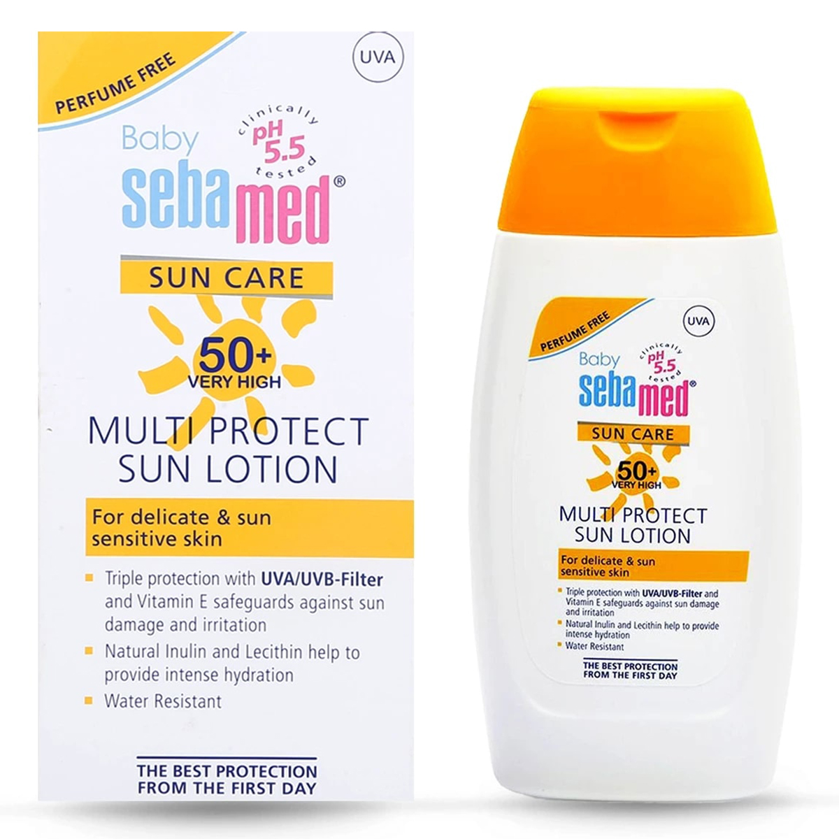 Sebamed Baby Sun Care SPF 50+ Multi Protect Sun Lotion, 200 ml, Pack of 1 Sebamed Baby Sun Care SPF 50+ Multi Protect Sun Lotion, 200 ml, Pack of 1