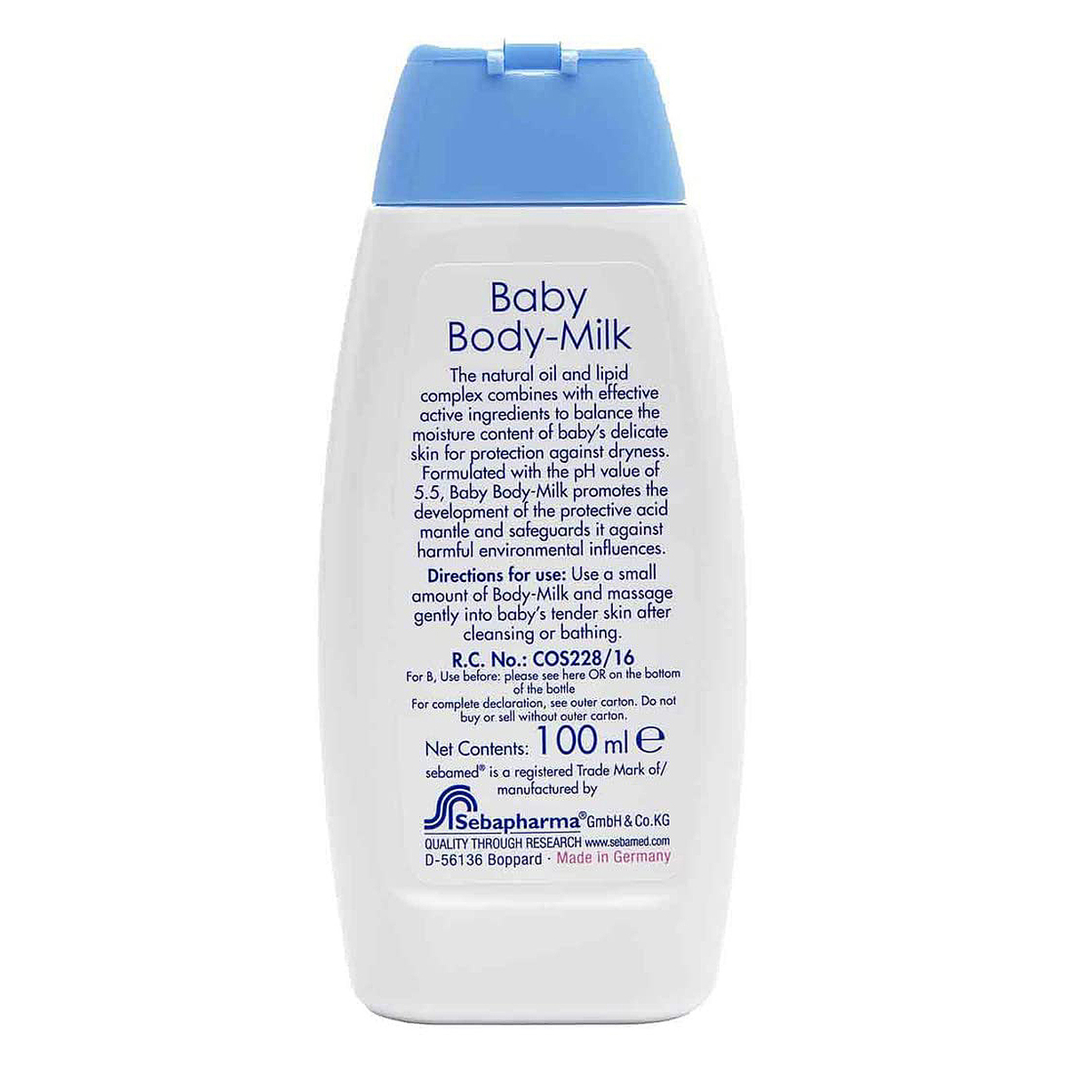 Sebamed Baby Body Milk Lotion, 100 ml, Pack of 1 Sebamed Baby Body Milk Lotion, 100 ml, Pack of 1