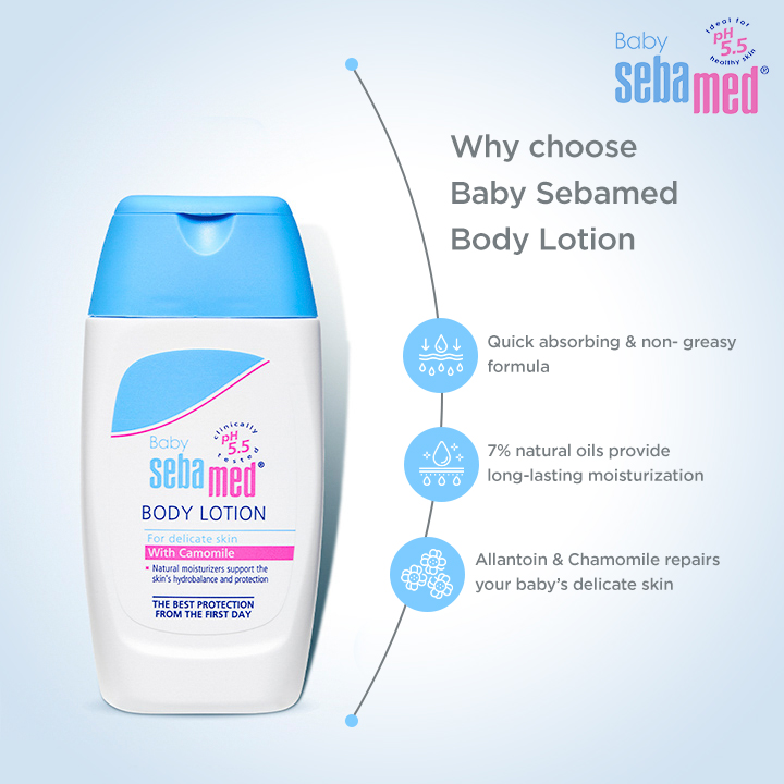 Sebamed Baby Body Lotion, 50 ml, Pack of 1 Sebamed Baby Body Lotion, 50 ml, Pack of 1
