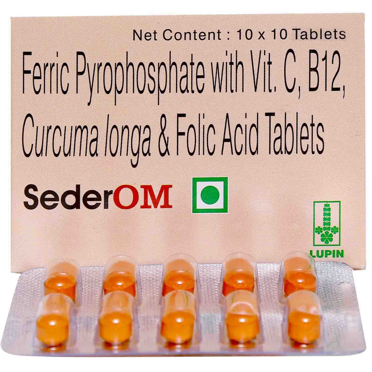 Sederom Tablet 10's, Pack of 10 TABLETS Sederom Tablet 10's, Pack of 10 TABLETS