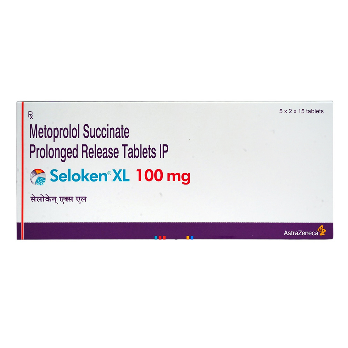Seloken XL 100 mg Tablet 15's, Pack of 15 TABLETS Seloken XL 100 mg Tablet 15's, Pack of 15 TABLETS