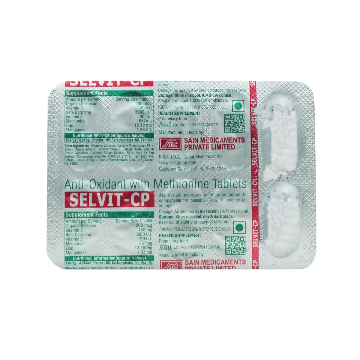 Selvit-CP Tablet 10's, Pack of 10 Selvit-CP Tablet 10's, Pack of 10