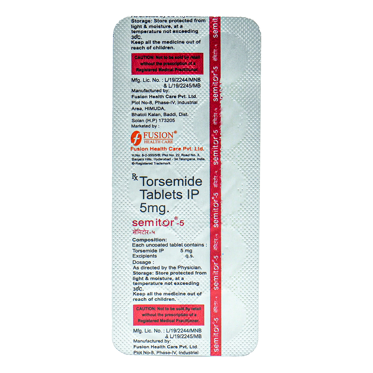 Semitor-5 Tablet 10's, Pack of 10 TABLETS Semitor-5 Tablet 10's, Pack of 10 TABLETS