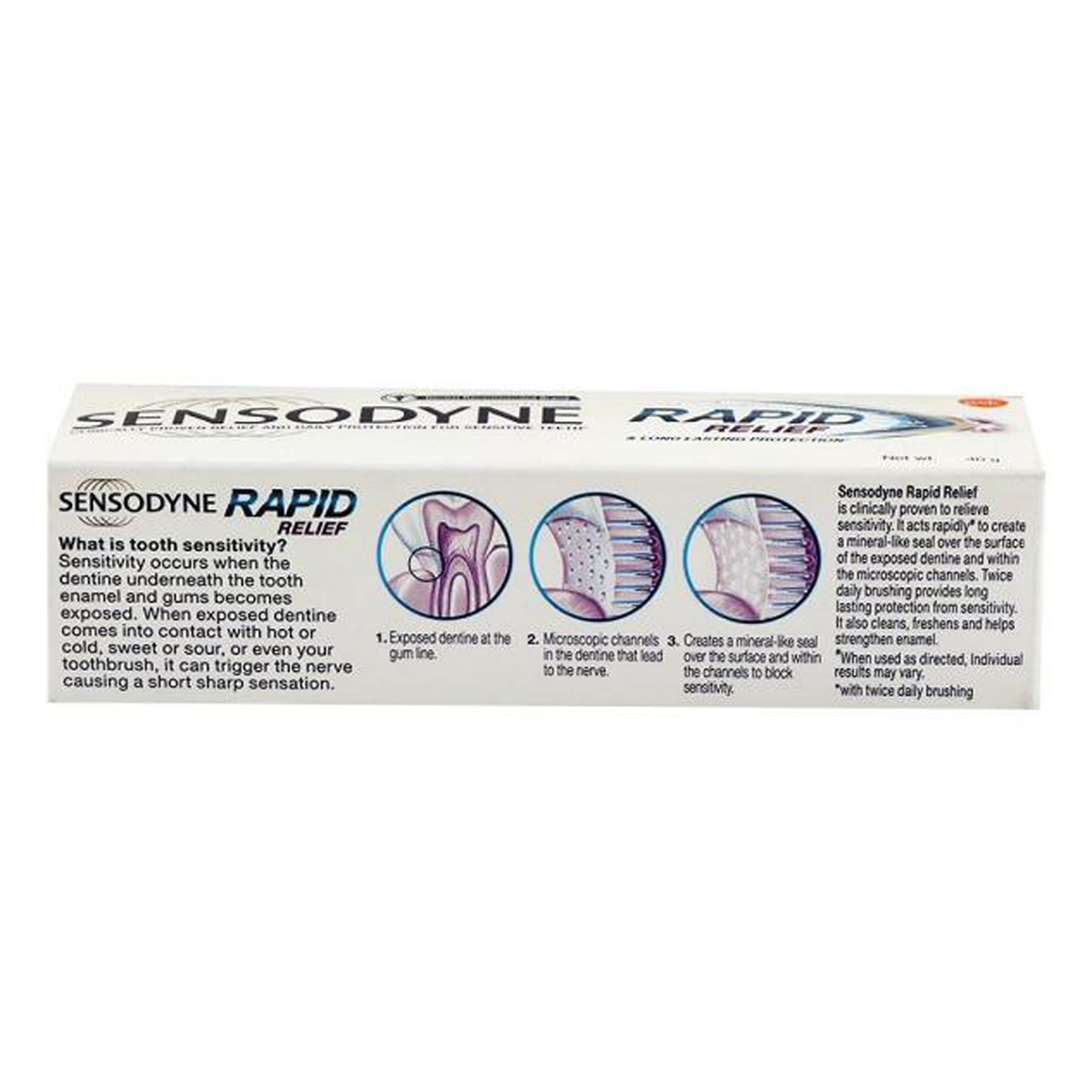 Sensodyne Rapid Relief Toothpaste, 40 gm, Pack of 1 Sensodyne Rapid Relief Toothpaste, 40 gm, Pack of 1