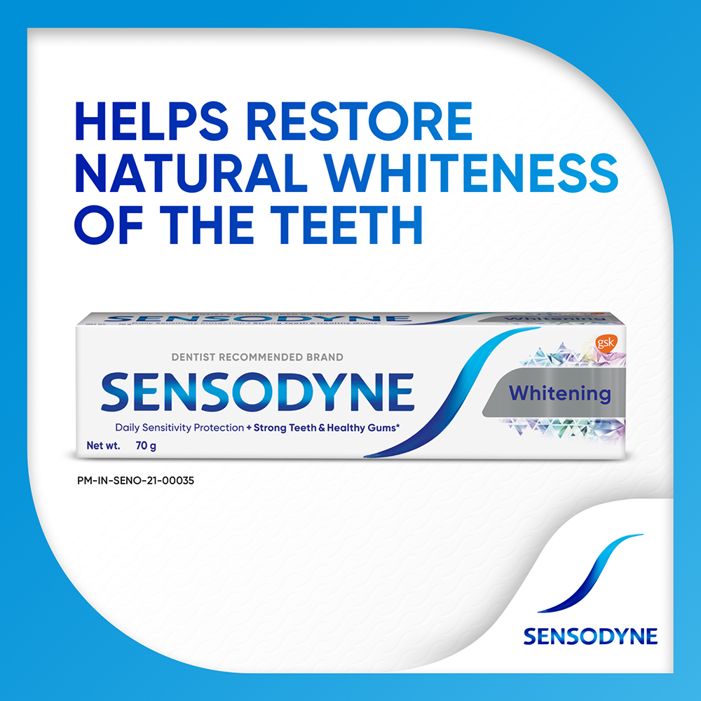 Sensodyne Whitening Toothpaste, 70 gm, Pack of 1 Sensodyne Whitening Toothpaste, 70 gm, Pack of 1