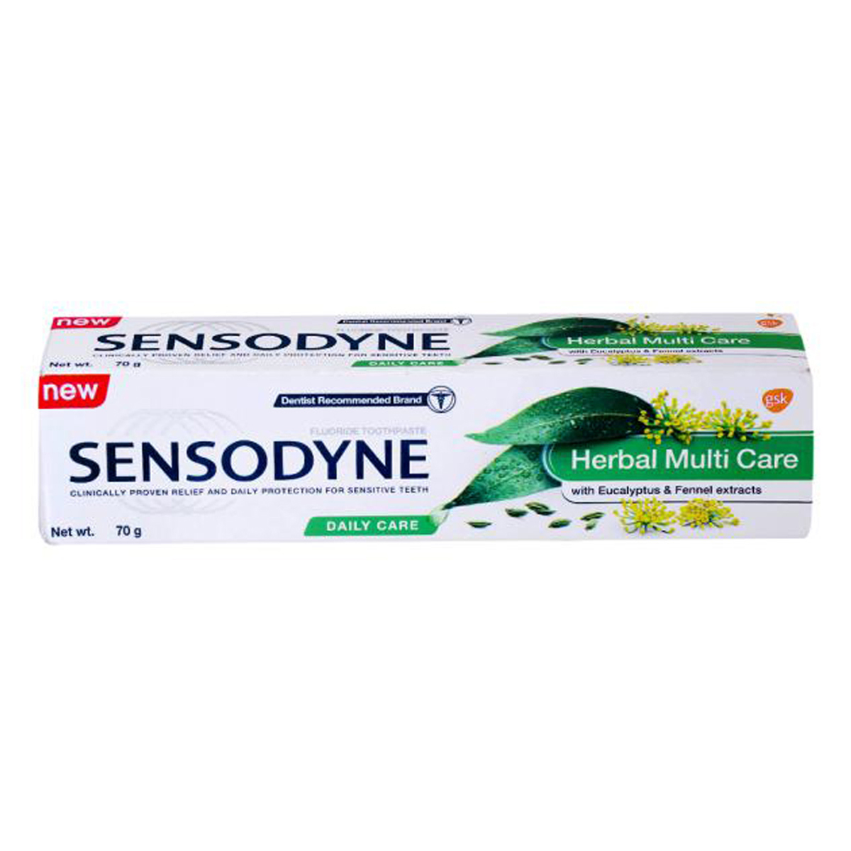 Sensodyne Herbal Multi Care Sensitive Teeth Toothpaste, 70 gm, Pack of 1 Sensodyne Herbal Multi Care Sensitive Teeth Toothpaste, 70 gm, Pack of 1