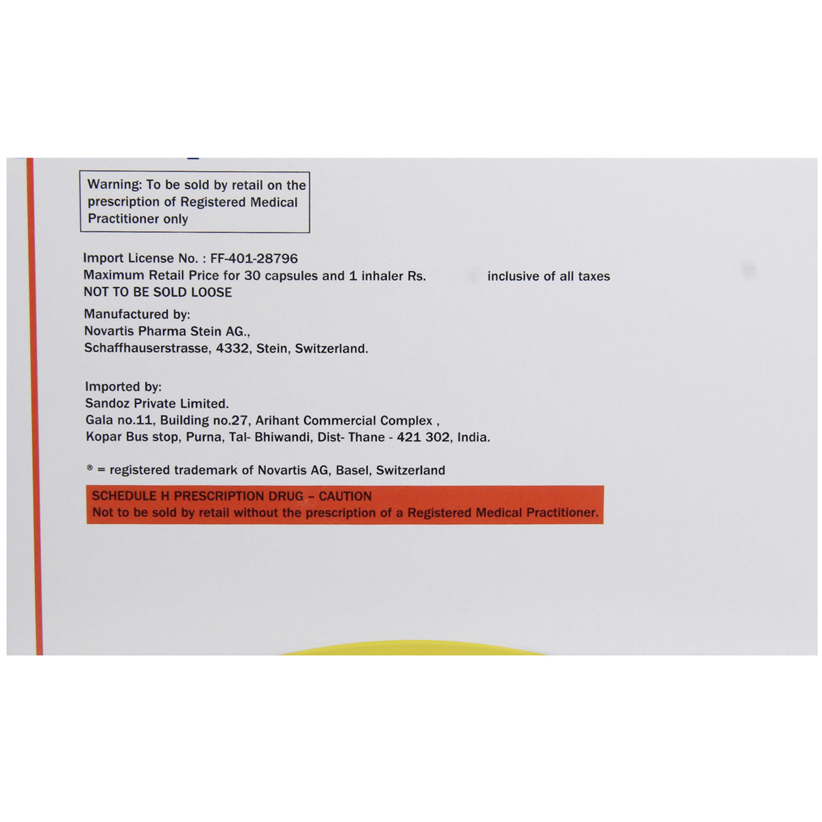 Sequadra Inhaler Kit, Pack of 1 INHALER Sequadra Inhaler Kit, Pack of 1 INHALER