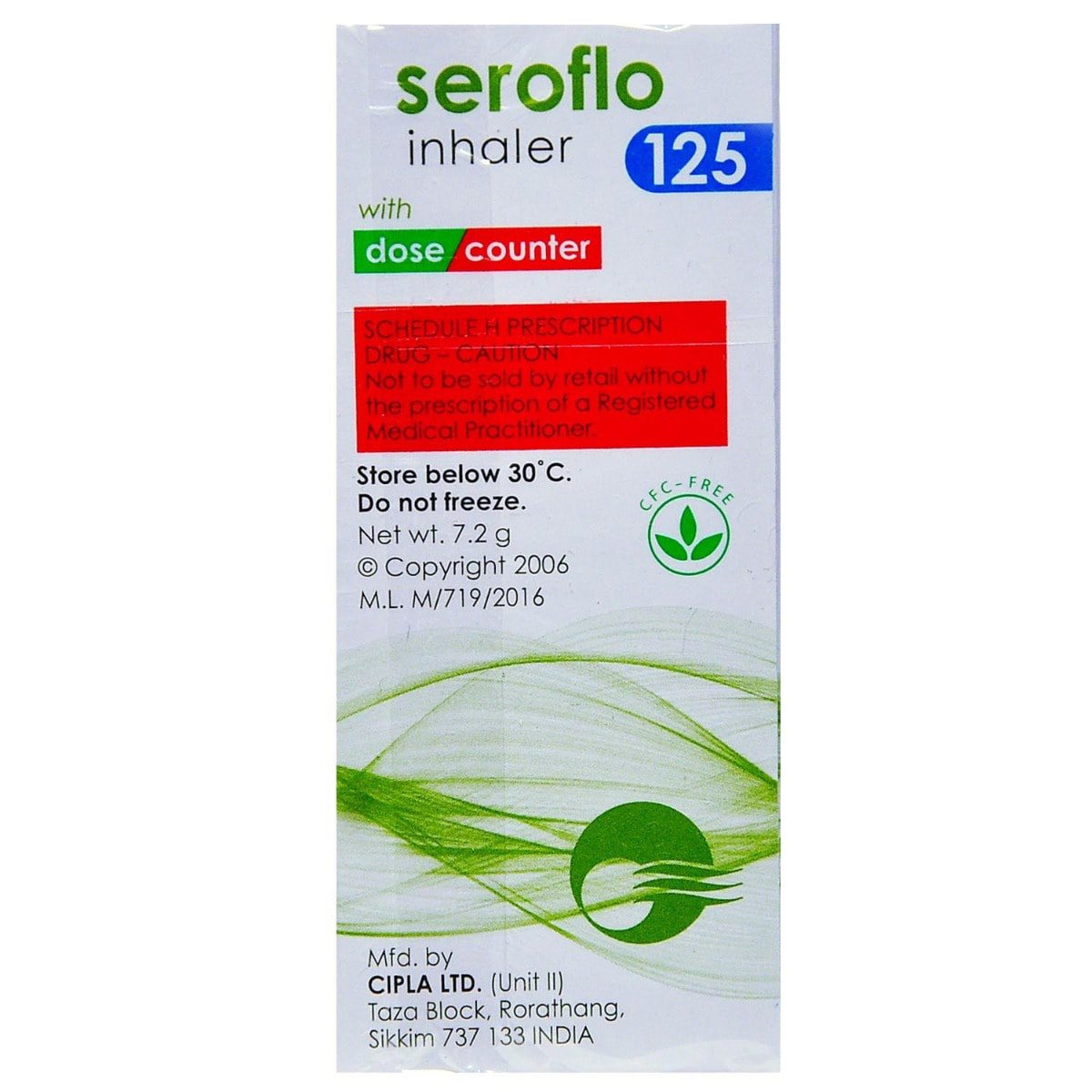 Seroflo 125 Inhaler 1's, Pack of 1 Seroflo 125 Inhaler 1's, Pack of 1