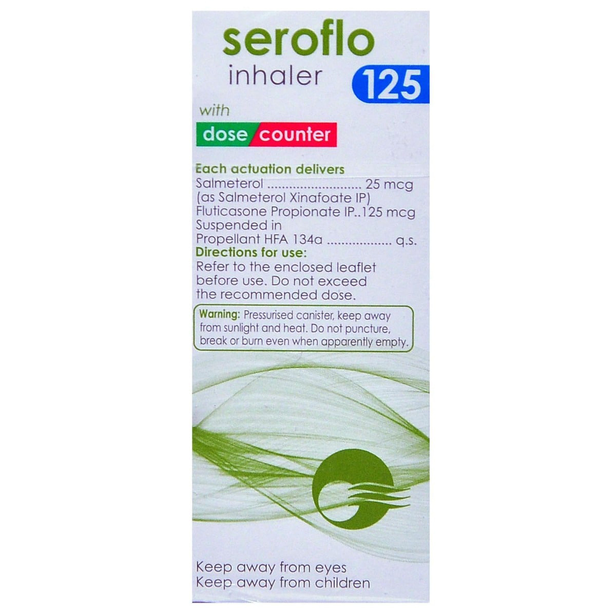 Seroflo 125 Inhaler 1's, Pack of 1 Seroflo 125 Inhaler 1's, Pack of 1