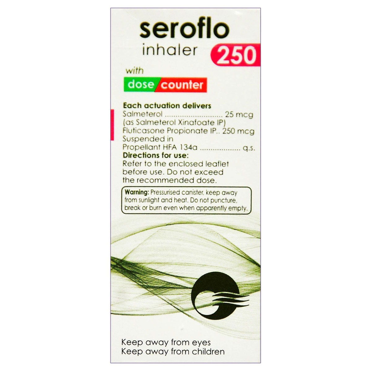 Seroflo 250 Inhaler 120 mdi, Pack of 1 Seroflo 250 Inhaler 120 mdi, Pack of 1