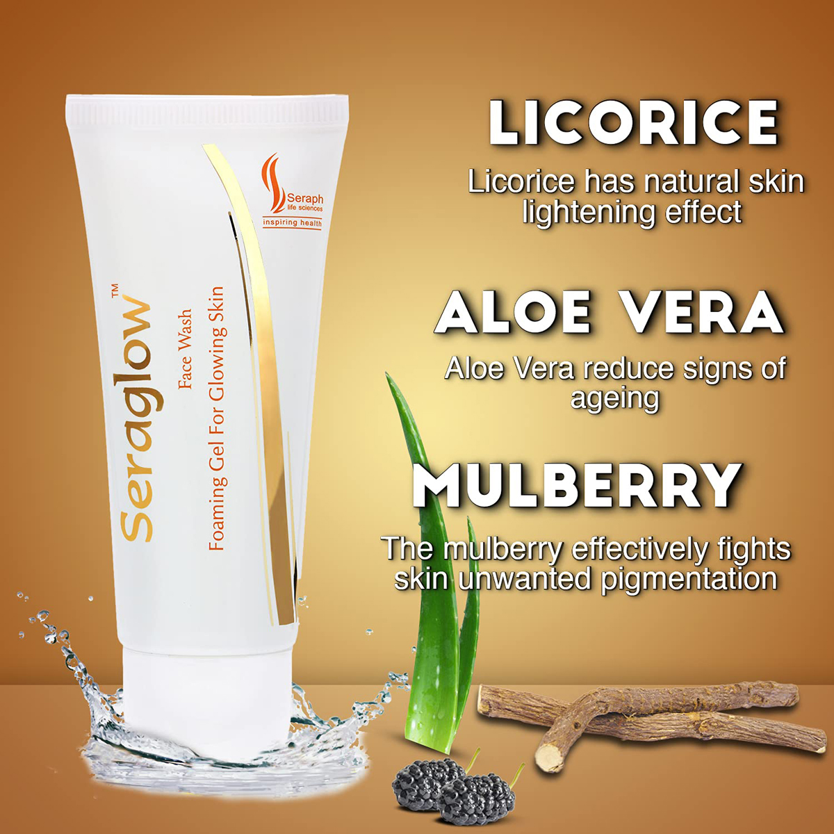 Seraglow Face Wash 60 ml, Pack of 1 Seraglow Face Wash 60 ml, Pack of 1