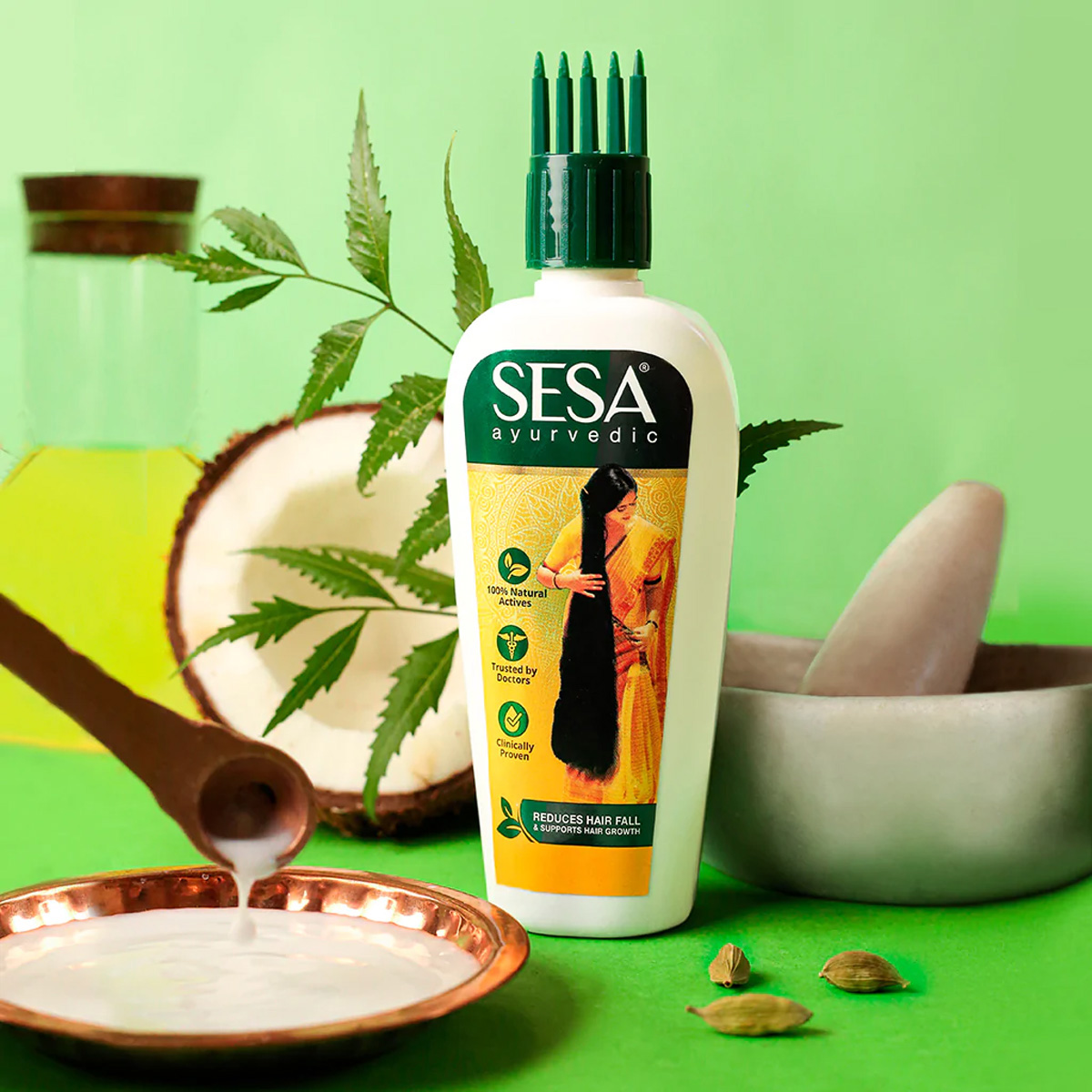 Sesa Ayurvedic Hair Oil, 100 ml, Pack of 1 Sesa Ayurvedic Hair Oil, 100 ml, Pack of 1