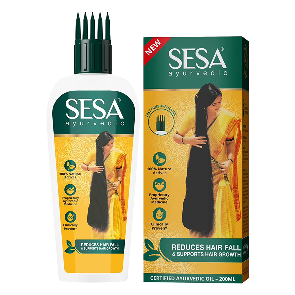Sesa Ayurvedic Hair Oil, 200 ml, Pack of 1 Sesa Ayurvedic Hair Oil, 200 ml, Pack of 1