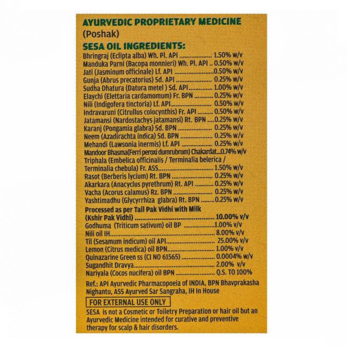 Sesa Hair Oil, 50 ml, Pack of 1 Sesa Hair Oil, 50 ml, Pack of 1