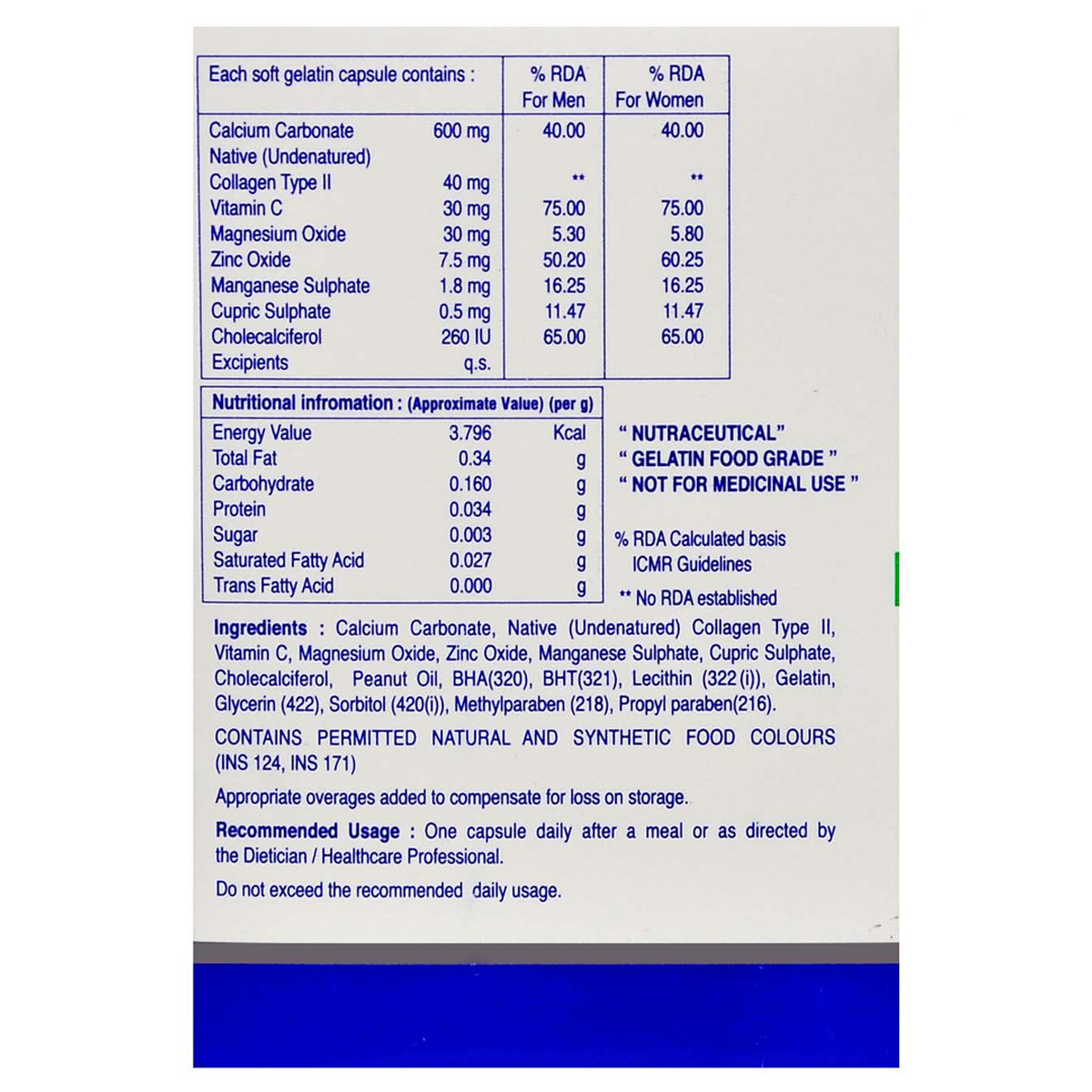 Shelcal-Joints Capsule 10's, Pack of 10 Shelcal-Joints Capsule 10's, Pack of 10