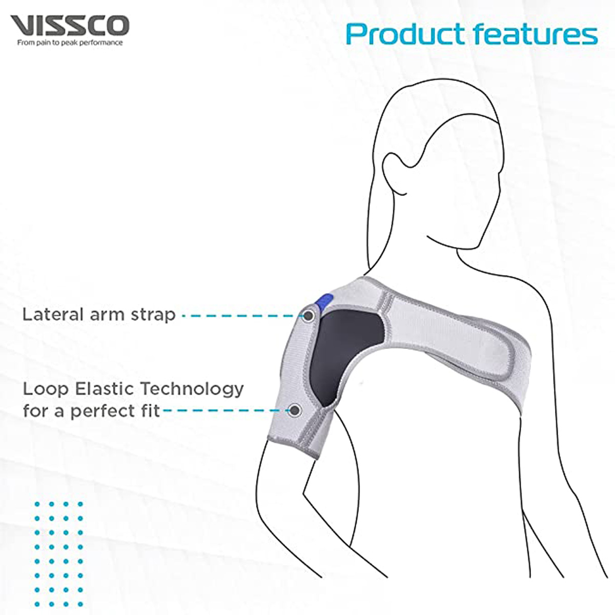 Vissco Shoulder Immobilizer Medium, 1 Count, Pack of 1 Vissco Shoulder Immobilizer Medium, 1 Count, Pack of 1